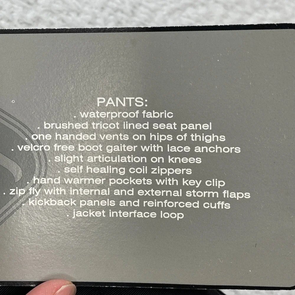 Turbine Boardwear Cargo Snow Pants Men's Size 2XL (Fits 42X33) 3206B T408 NWT